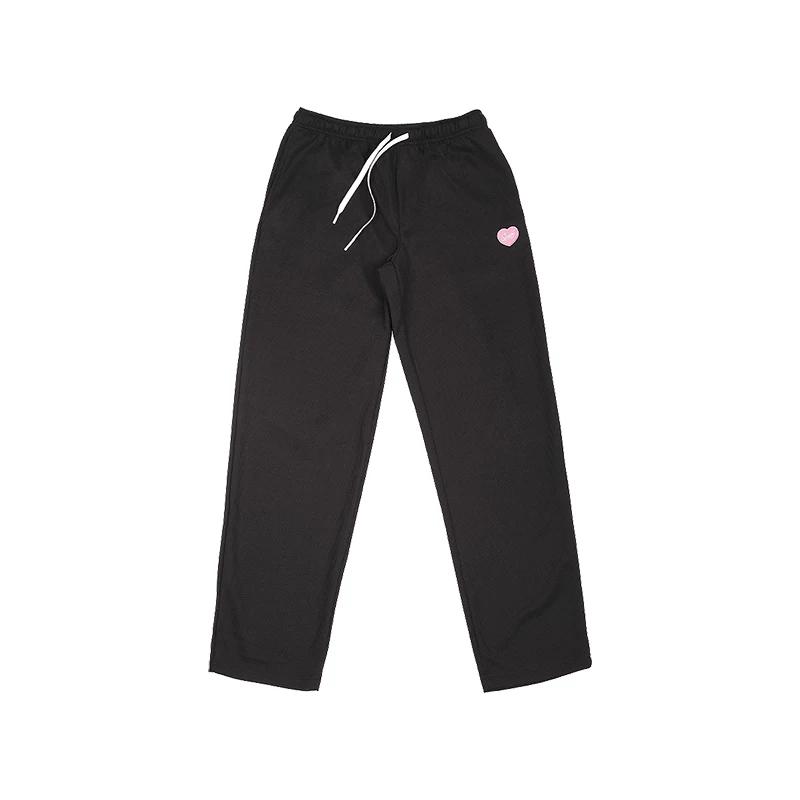 Slamble Waffle Pattern Straight-Leg Sports Casual Pants Knitted Versatile Autumn New Style