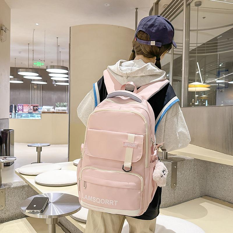 New Schoolbag, Junior High School Girls, High School Students, Backpacks, Primary School Students, College Students, Travel Backpack