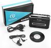 Reshow Portable Cassette Tape To Digital Converts Cassette Recorder To iPod Compatible with Laptops and Includes Earphones Black Player, Converter,