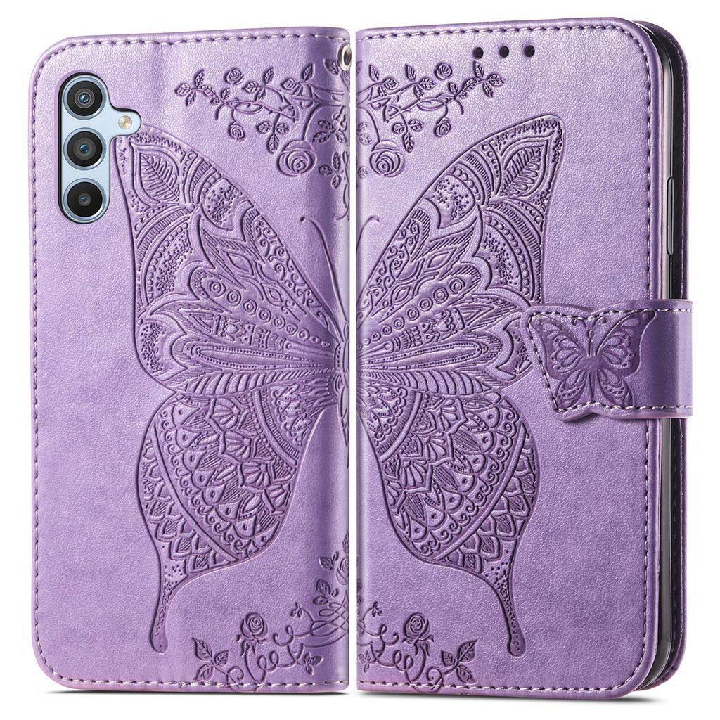 Etui dla Samsung Galaxy A36 5G Portfel z PU Skóry Pokrowiec na Telefon Wzór Motyla