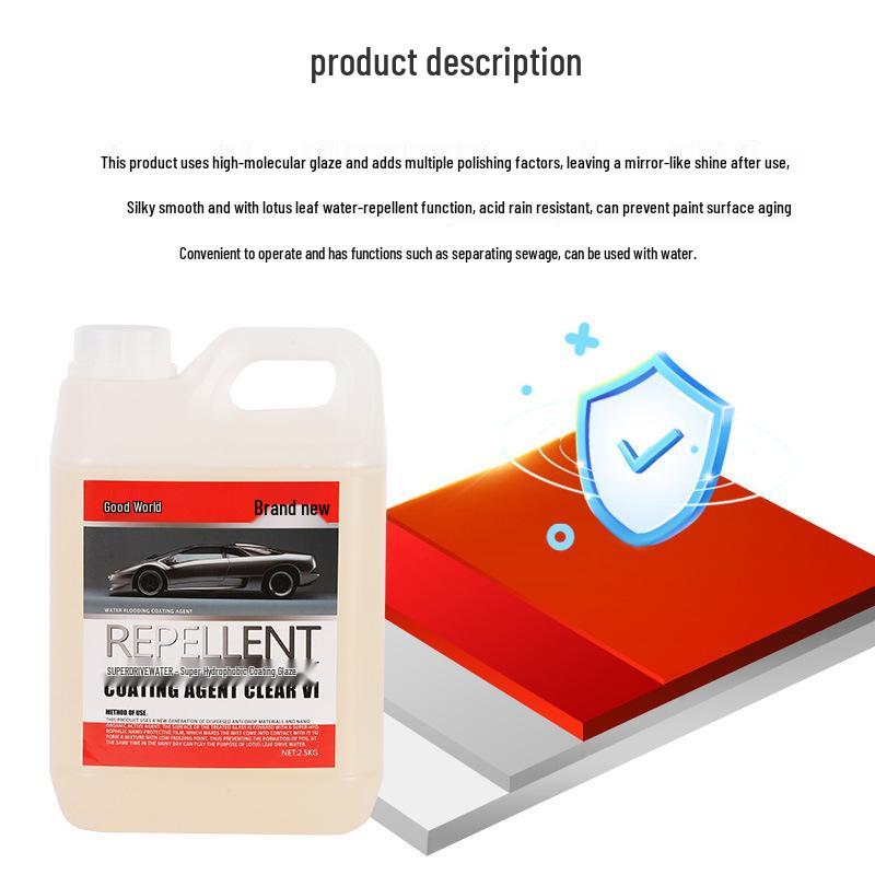

Ultra Water-Repellent High Gloss Car Coating Agent - Anti-Stain & Polishing Glaze for Paint Surface Consult