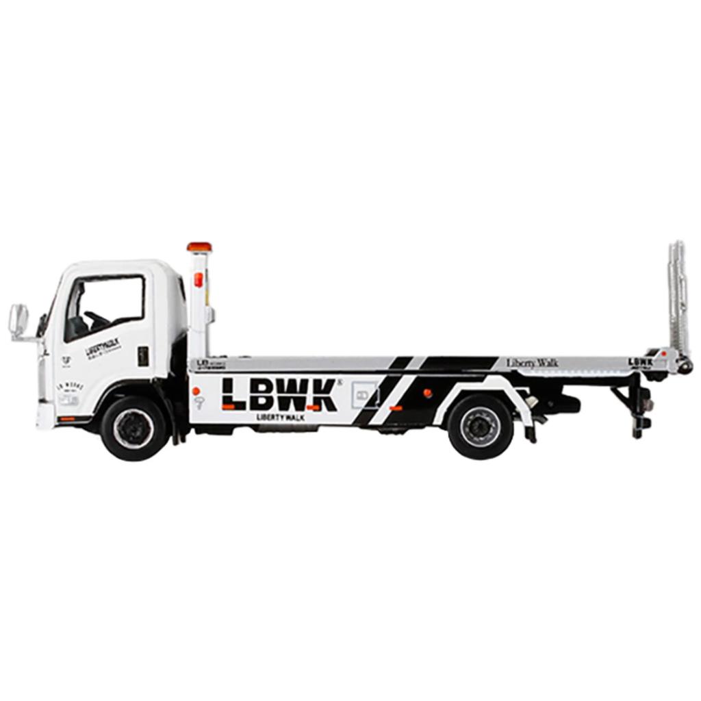 MINI GT Isuzu N Series Vehicle Loader LBWK White Finished Product 1/64 (ELF) (Right-Hand Drive) MGT00356-R