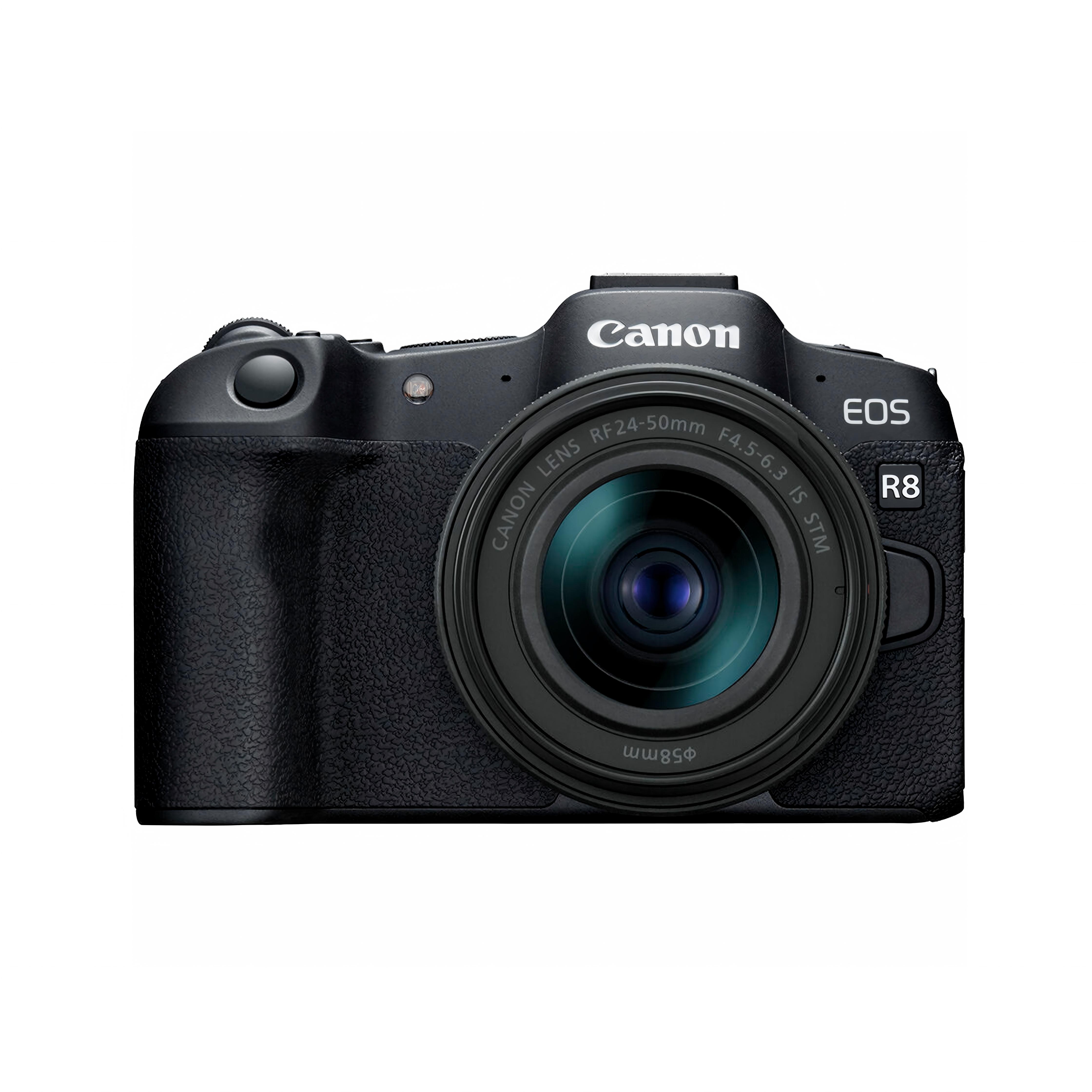 

Canon EOS R8 Full Frame Mirrorless camera + RF 24-105mm F4-7.1 IS STM Zoom Lens чорний
