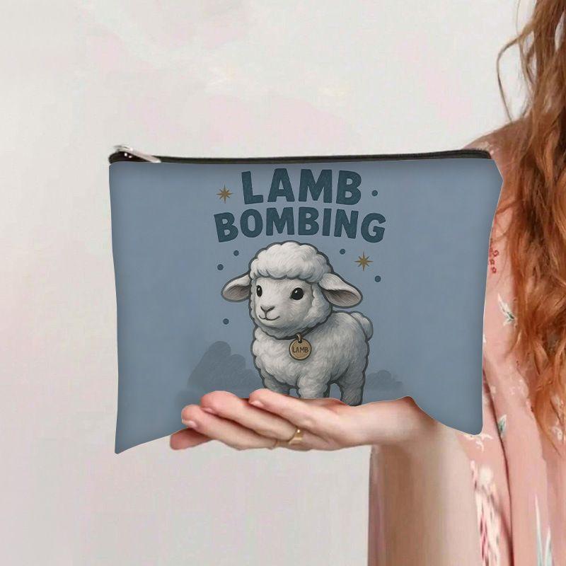 Prodej Kosmetická taška na plátno s ďábelským okem Studentská penál na zip Dámská kosmetická taška