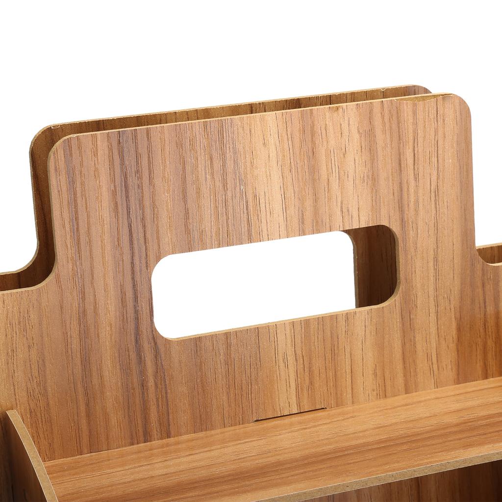 Wood Desktop Innovative Cosmetics Stationery Storage Rack for