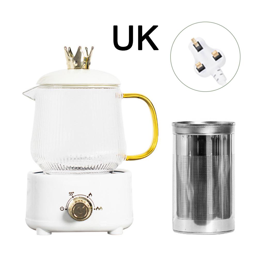 600 мл Термостатический электрический чайник Мини стеклянный электрический чайник Изысканный подарочный электрический чайник Бытовая мелкая бытовая техника 600ML