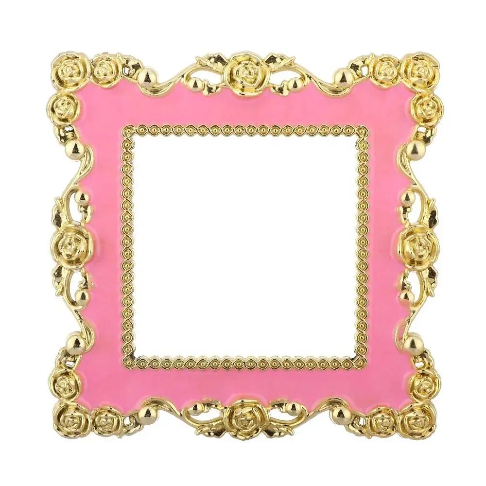 2 Size Colorful Light Switch Rose Lace Resin Single and Double Surround Socket Plate Wall Sticker Cover Frame Decor