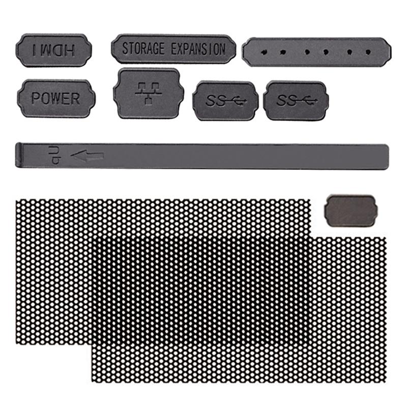 Staubdichtes Netzfilter-Buchsenstopper-Kit Abdeckung Für Xbox Series X/S Spielzubehör Konsole Anti-Staub Silikonstopfen Zubehör