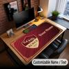 Large Mouse Pad AS Roma FC Print Custom Name Text Desk Mat for Office Gaming