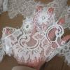 3 Yard Floral Embroidery Lace Handmade Lace Ribbons Trim Wedding Embroidery  Wedding Dress