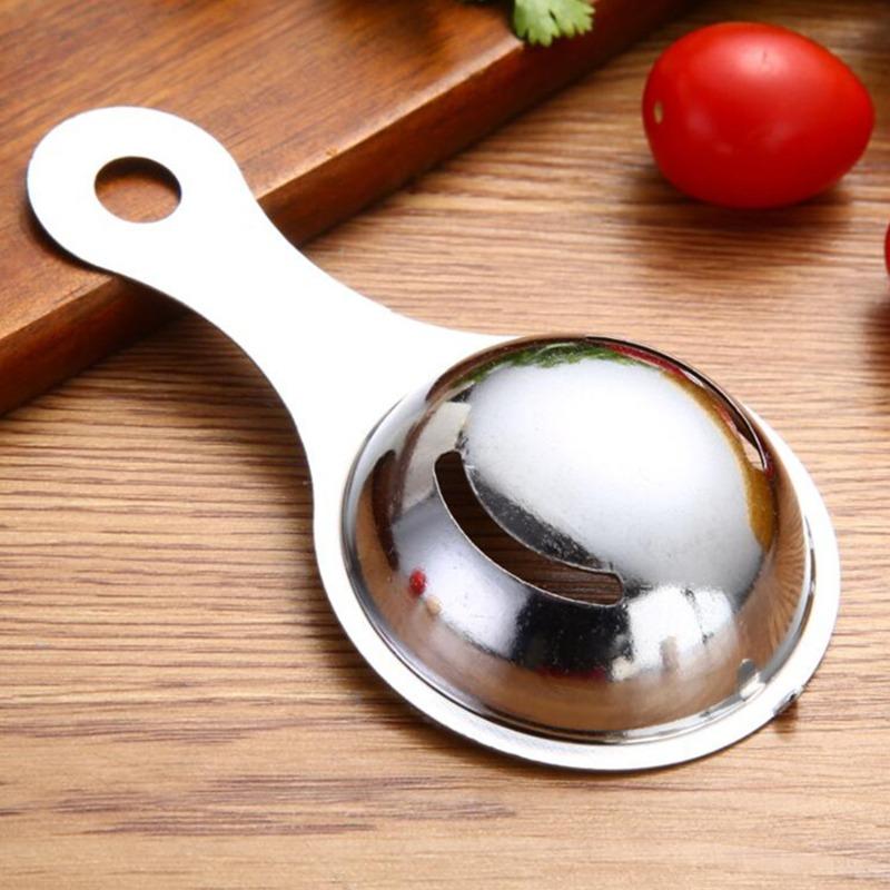 1pc Stainless Steel Egg Separator, Yolk White Divider, Egg Yolk Separator Tool, Kitchen Tool