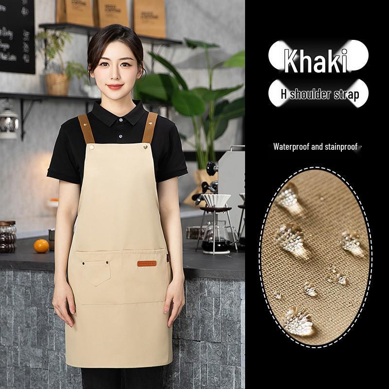 Custom Waterproof & Oilproof Apron - Stain-Resistant Workwear for Kitchen & Advertising Gift