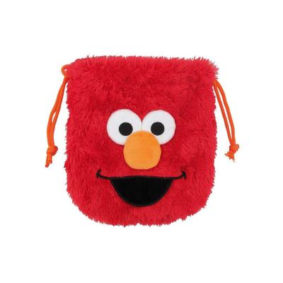 Elmo Plush Drawstring Bag