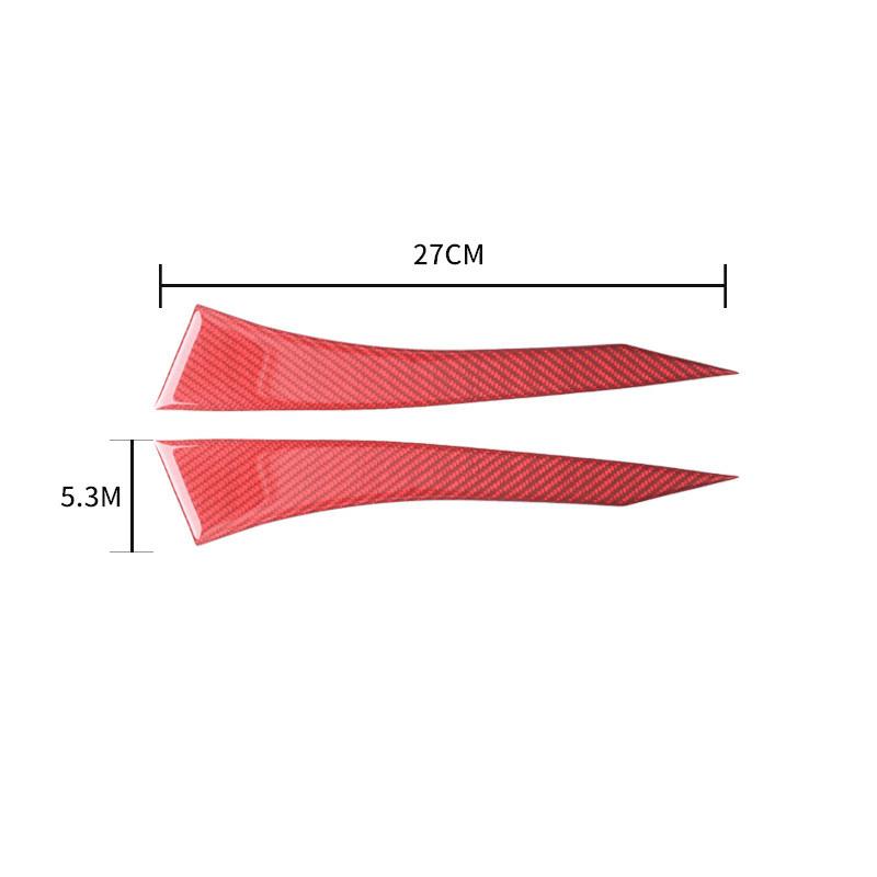 Carbon Fiber Car Rearview Mirror Decoration Cover Trim Side Rear View Mirror Decor Decal Stickers For Subaru BRZ For Toyota