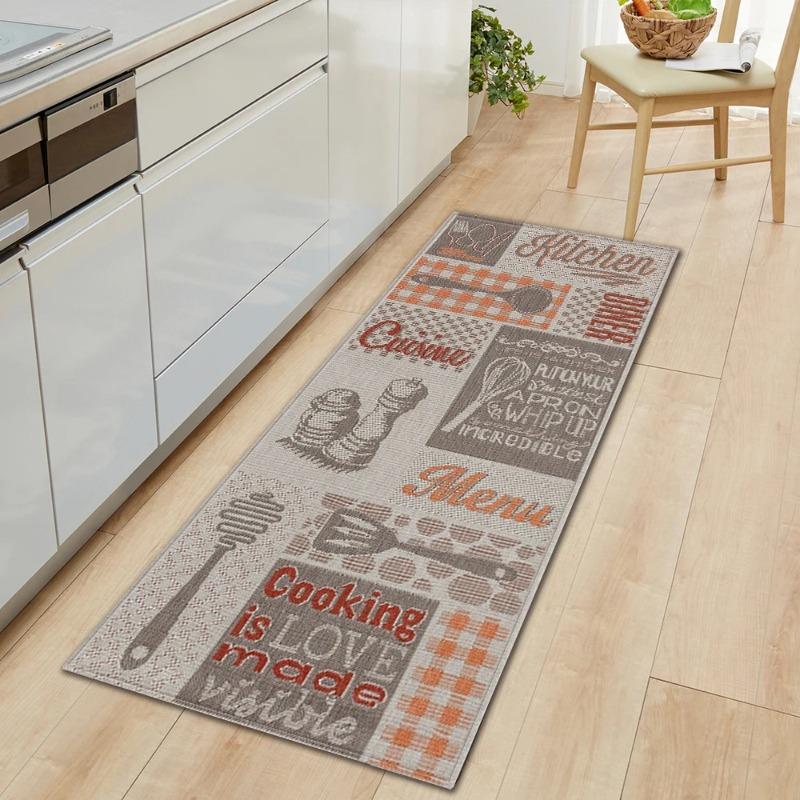 Kitchen Mat Home Entrance Doormat Living Room Bedroom Balcony Floor Decoration Carpet House Hallway Door Bath Anti-slip Foot Rug