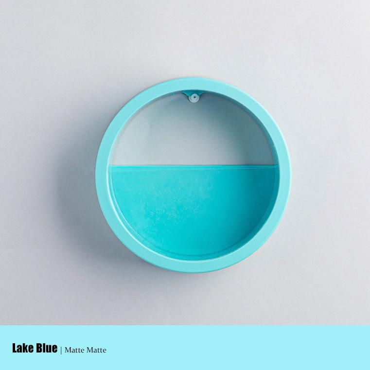 Скандинавский настенный креативный гидропонный цветочный горшок макаронного цвета круглый гидропонный цветочный горшок для растений аквариум домашний настенный декор small синий