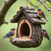 Outdoor Tree Stumps, Bird Nests, Bird Feeders, Resin Crafts, Garden And Courtyard Sculptures Decorations