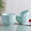 Haoya Nordic Celadon Pumpkin Ceramic Rice Bowl Set