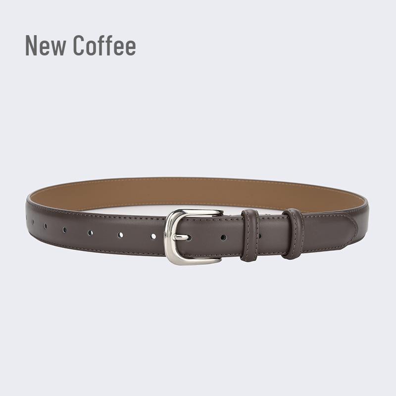 Women's Versatile Leather Belt: Trendy Decorative Fashion for Jeans, Skirts, and Trousers
