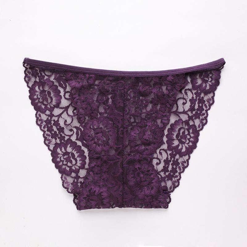 Women's Sexy Lace Thong: Super Tempting, Low-Waist, Transparent Panties