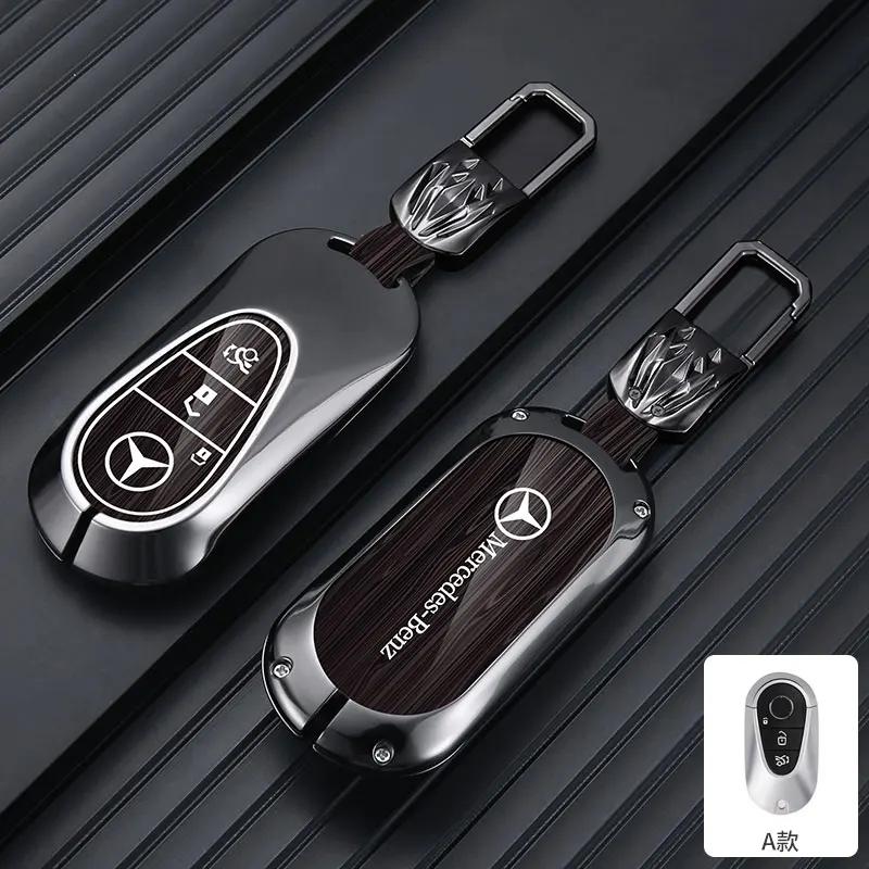 FIQ4  New 2025 Car Remote Key Cover Case Shell Fob For Mercedes Benz 2021 C /S Class W223 W206 S350L S400L S450L S500L Key Cover Case