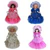 Collectible Victorian Doll Porcelain Doll Ceramic Female Doll Delicate Realistic Doll Desk Display Centerpieces