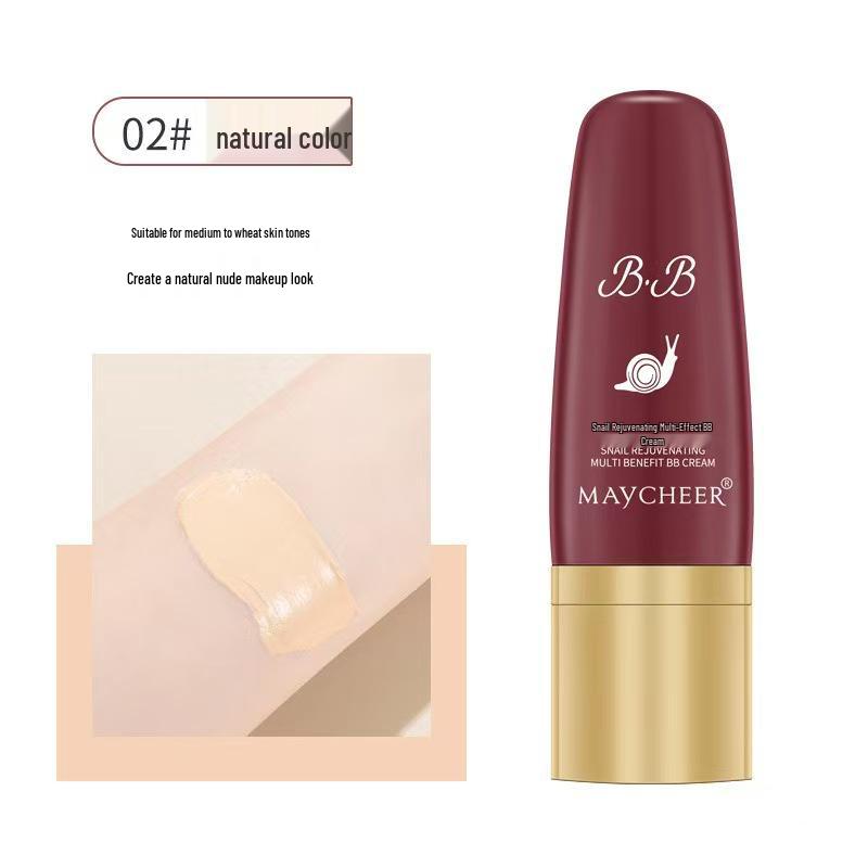 

Meixi er BB-кушон з муцином равлика для відновлення та маскування - Багатофункціональний, зволожуючий, водостійкий макіяж-крем