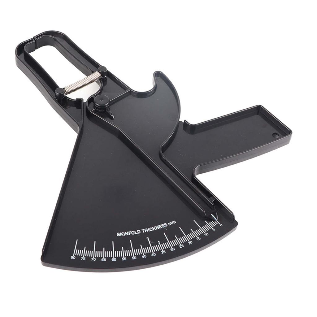 Personal Body Fat Caliper Skinfold Thickness Measure Tester Health Analyzer Black