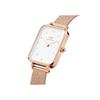 [Official Store/Authentic] Daniel Wellington Quadro 20X26 Pressed Lumine Crystal Watch in Rose Gold, Gold, and Silver. Women's Watch. A perfect gift f