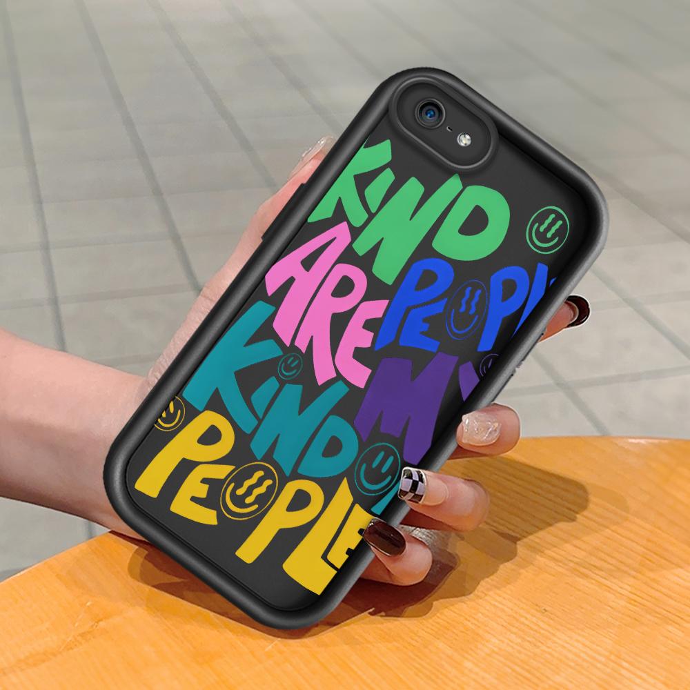 Soft Silicone Square Ladder Printing Pattern Phone Casing Full Cover Camera Shockproof Protection Rubber Case for iPhone Infinix Tecno OnePlus