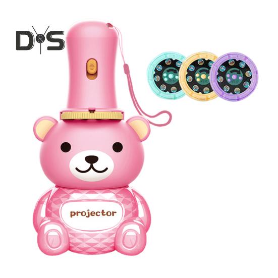 

Дитячий проекційний ліхтарик, іграшка з 24 візерунками, форма ведмедя, освітня інтерактивна іграшка для раннього навчання, подарунок, ігри з тінню для рук, ліхтарик для дітей
