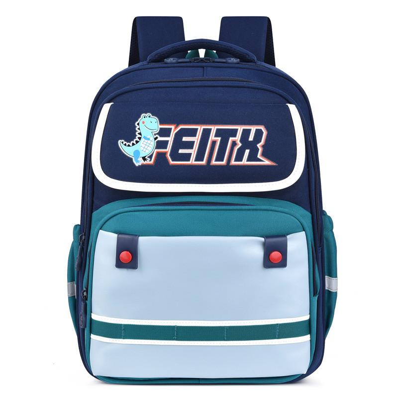 Oxford Cloth Lightweight School Bag For Grades 3-4 With Fun Design