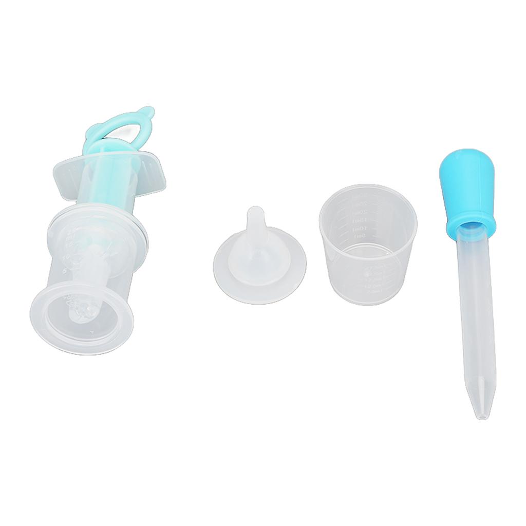 Pet Medicine Feeder Safe Soft Tip High Temperature Resistant Pet Milk Nursing Bottles Syringe with Measuring Cup for Cat