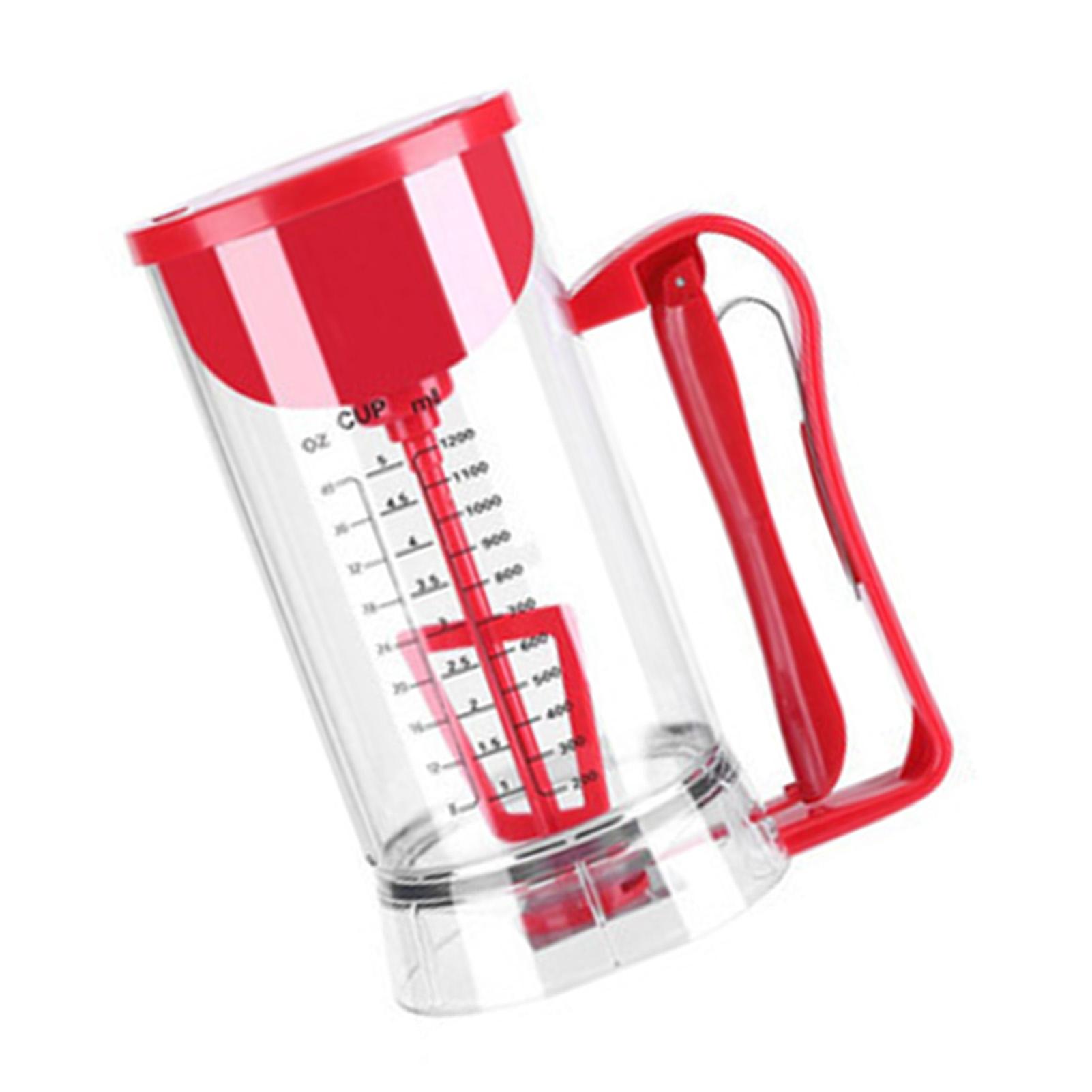 Distributeur de Pâte Électrique 1500ML Sans Fil Alimenté par Batterie Mélangeur Séparateur de Pâte à Crêpes Outil de Cuisson pour la Cuisine