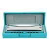 Blues Harmonica 10‑Hole Mouthorgan C Key Stainless Steel Cover Small Cute Portable Gifts