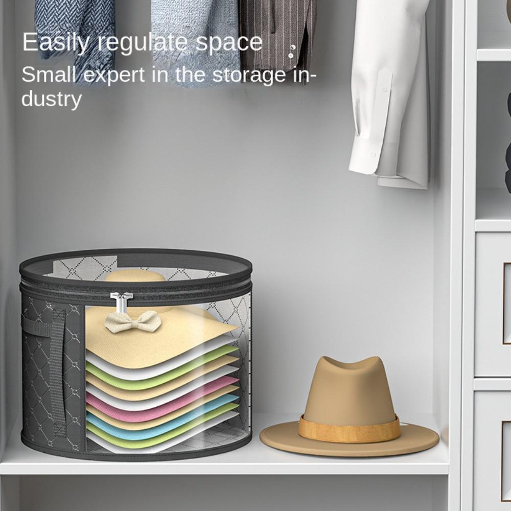Τσάντα Αποθήκευσης Καπέλων με Μεγάλη Χωρητικότητα, Πτυσσόμενη Τσάντα Αποθήκευσης Ρούχων, Καπέλων, Παιχνιδιών, Ρούχων, Καπέλων