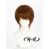 Perruque Cosplay Light Yagami Anime Death Note Cheveux Châtain Clair pour Costume Thème Halloween Cheveux Kanekalon Haute Qualité