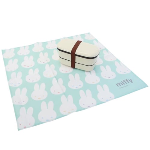 Marushin Lunch Cloth, Miffy Colorful Sherbet, Miffy, for Preschool and Elementary School, Boys and Girls, 43x43cm, 5825002900