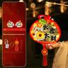 Traditional New Year Portable Lantern Chinese Style Children Handheld Lantern  Spring Festival