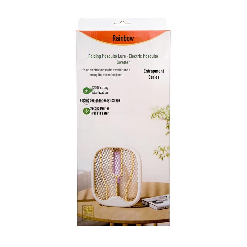 

Rainbow 2-in-1 Folding Electric Mosquito Swatter