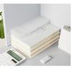 Matte Transparent Pencil Case Frosted Plastic Pen Storage Box For School Office Stationery Organization Supplies