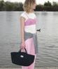 Sinoon Rose Label Point Tote Bag (Navy)