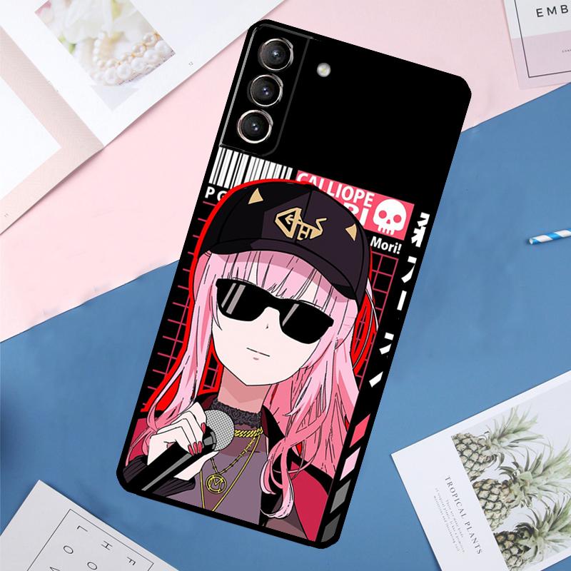 Calliope Mori Hololive Case For Samsung Galaxy S24 Ultra S20 S21 S22 S23 S25 Ultra S9 S10 Plus S25 FE Back Cover