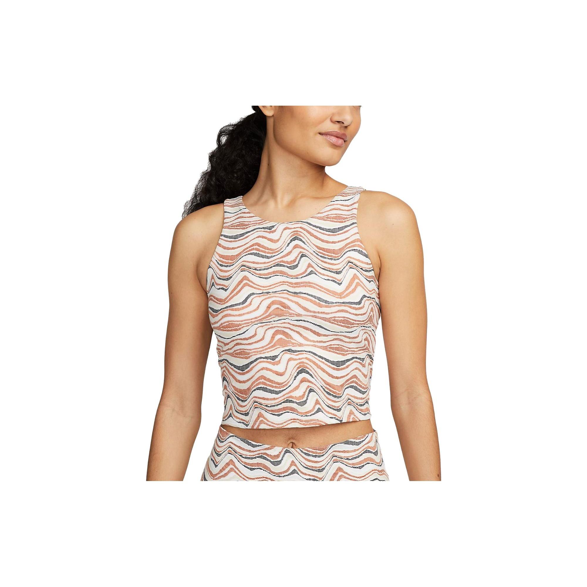 (WMNS) Nike Yoga Dri-FIT Luxe Tank  Brown  Women s DX1565-246 L