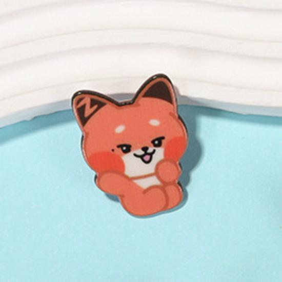 ZB1 Cartoon Animal Acrylic Brooch - Celebrity Style