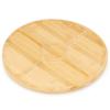 Bamboo Plate, Round, 33 Cm, for Serving Snacks, Rotating Tray