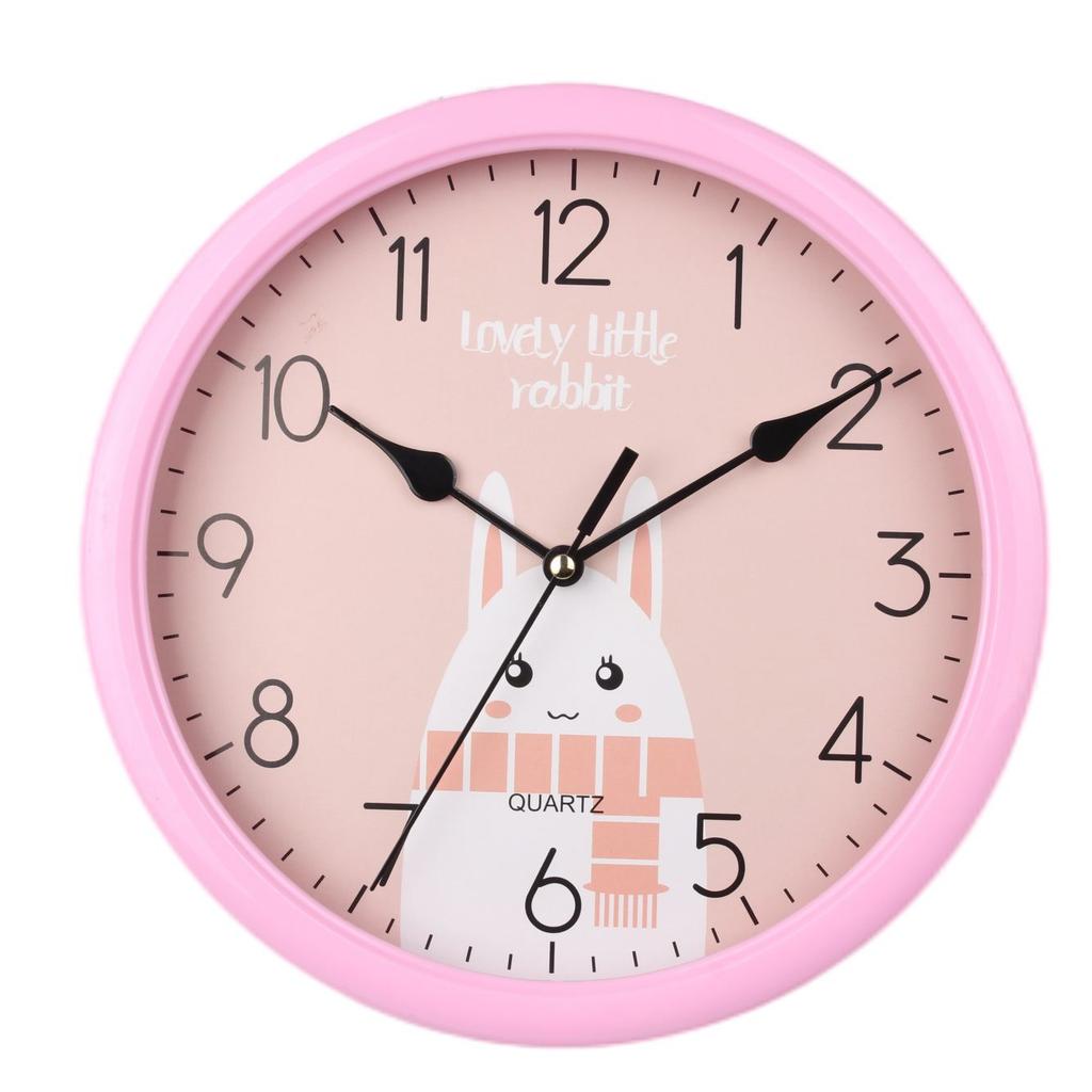 Silent Creative Wall Clock Cartoon Clock Cute Simple Home Living Room Children's Room Quartz Clock Bedroom Wall Table