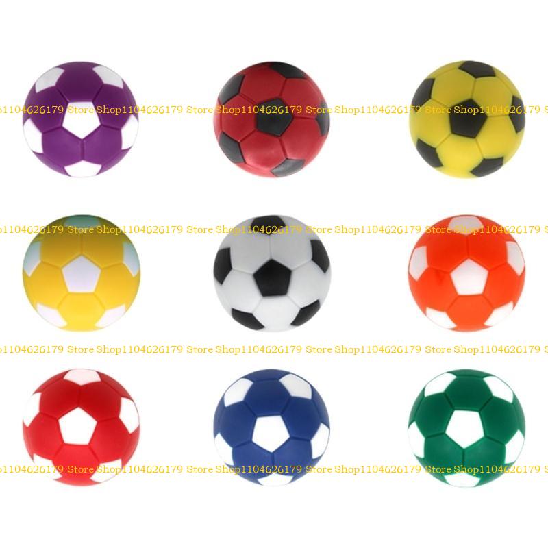 A1A2 9Pcs 36mm Foosballs Table Balls Official Tabletop Game Balls Table Game Small Football Table Soccer Balls Game Accessory