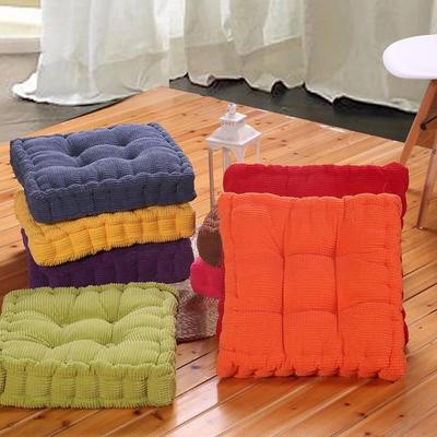 40x40cm Chair Seat Cushion Pillow Thick Soft Room Tatami Mat Stuffed Memory Foam Sliced Pillow Sofa Chair For Home Decoration