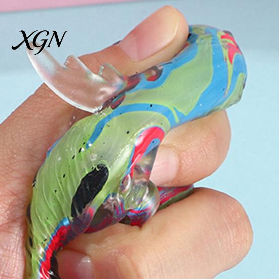 Fish-Shaped Decompression Gadget Fish Squeeze Toy Slow-Rising TPR Fidget for Stress Pinch Ball Relief Cute Kids Adults Soft Elastic